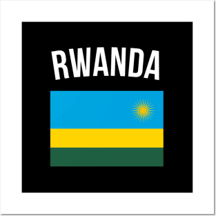 Rwanda Flag Rwandan Rwanda Posters and Art